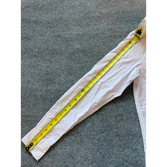 J.Crew Slim Secret Wash Shirt Lilac White Gingham M NWT - Picture 10 of 12